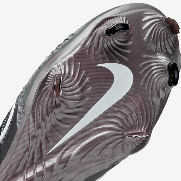 Nike Alpha Huarache NXT Men's Baseball Cleats Black Smoke Grey White 8.5 - Picture 7 of 11